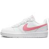 Nike Кроссовки Court Borough Low 2 Низкие Скейтбордические Детские Розовые BQ5448-100(Команда40-ГС)