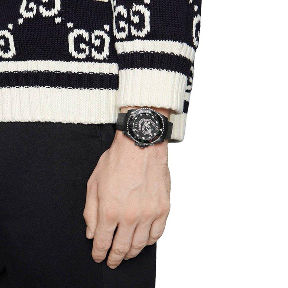 Gucci YA136323 Dive Snake Dial 40mm Unisex Watch
