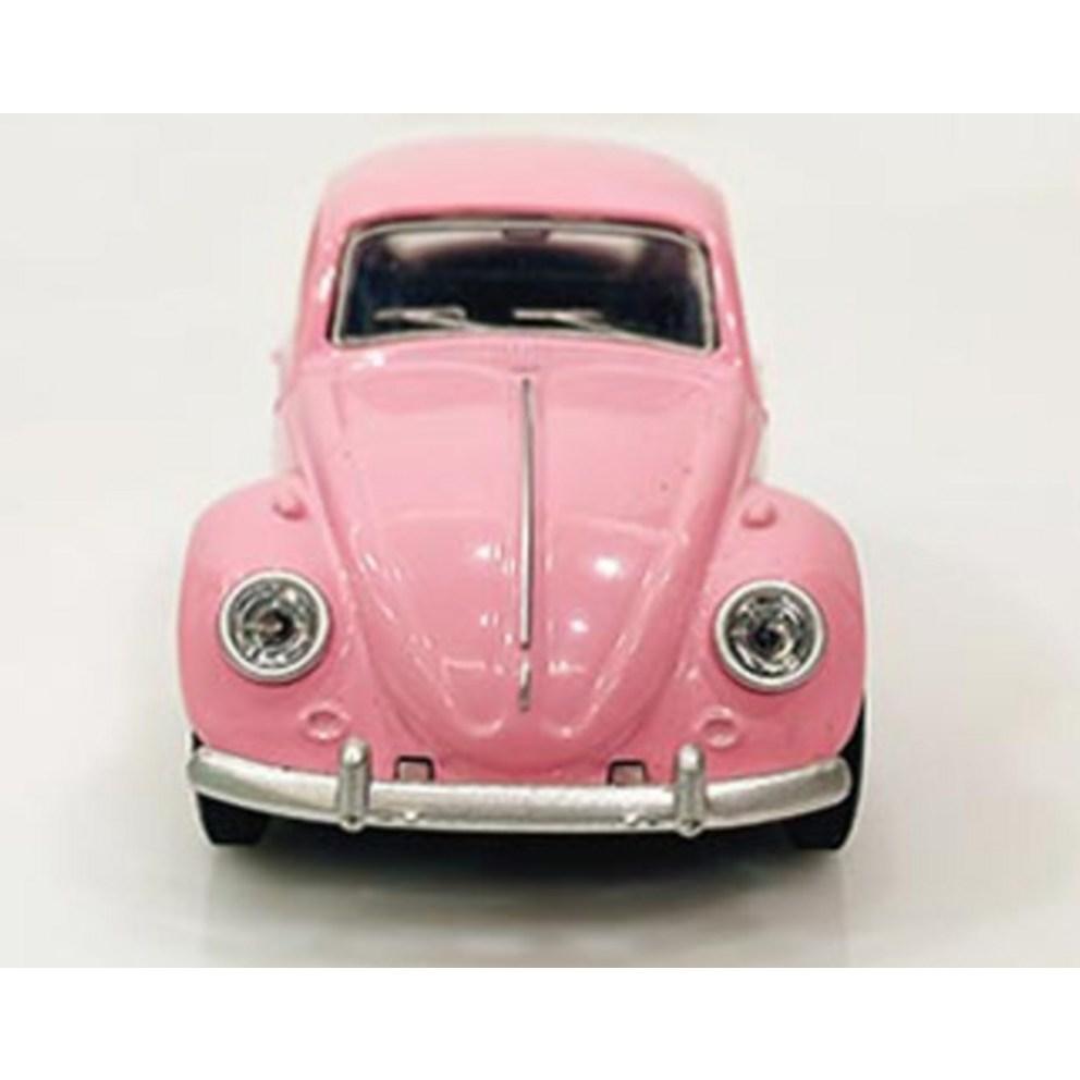 JoyKids Volkswagen Classic Beetle 1967 Серия S40 Литая модель автомобиля, Розовый