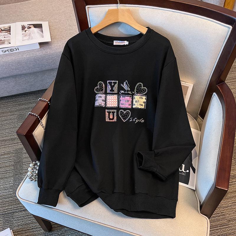 200/350 Jin Oversized 300 Jin Loose Autumn Hoodie Bust Sizes 150-170