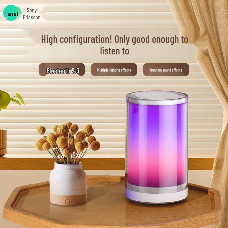 Bluetooth-колонка Soli AI K35 с голосовым помощником Xiaodu и RGB-подсветкой, штекер CN (адаптер в комплекте)