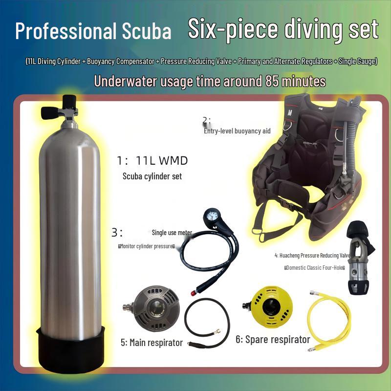 Scuba Diving Oxygen Tank & Emergency Gear