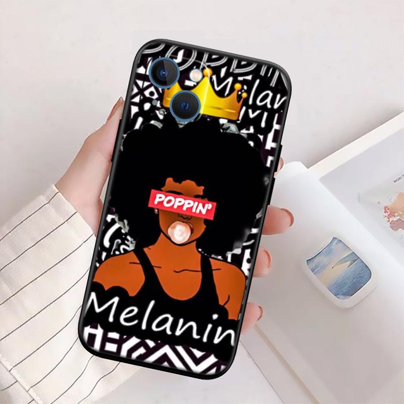 RP57 Poppin Black Girl Case for Samsung M06 M15 M16 M35 M55 M56 A36 A42 A50 A50S A51 A52 A32 A33 A05 A05S A06 A16 A20