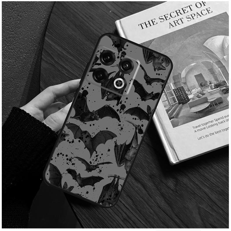 Goth Vampire Bat Gothic Case For OnePlus 8T 10T 9R 10R 12R 11 12 9 10 Pro Nord CE 2 3 Lite CE4 2T N10 N20 N30 Cover