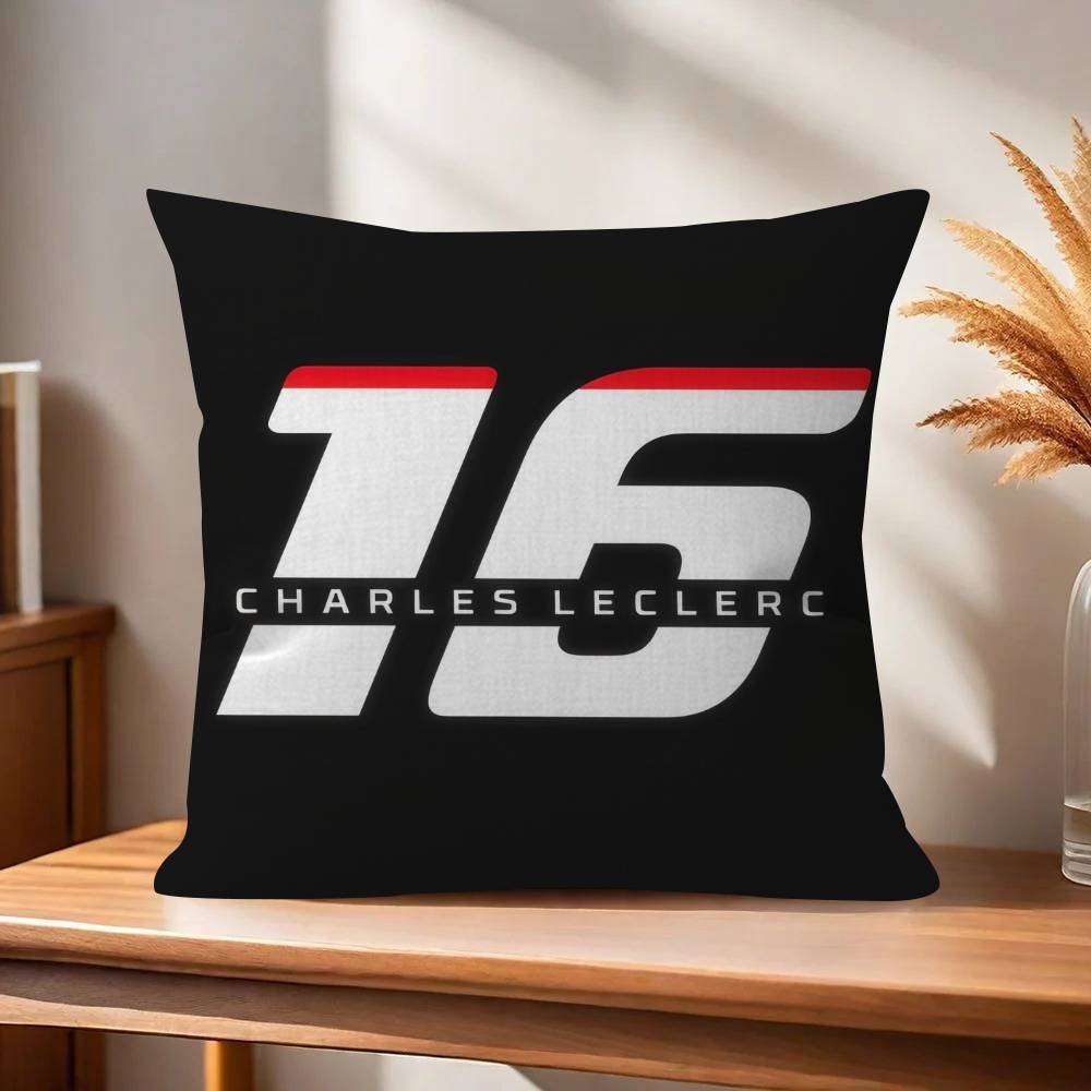 Pillow Covers Cartoon Sofa Decorative Home Doublesided Printing Short Plush Cute Cushion Cover COOL LOGO LLeclerc