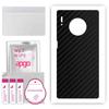apgo Protective Skin Sticker for the Back Compatible with Huawei Mate 30 Pro 5G, Wrap Film, Foil, Vinyl - Pattern Carbon Black