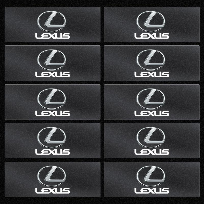 BJYL6 Interior Stickers Car Interior Dekoration Stickers Badges Auto Styling For Lexus F-SPORT ES RX NX LS UX LM LX GX LC RZ IS CT GS
