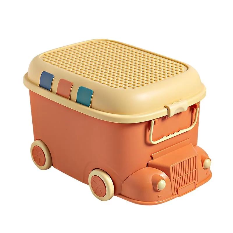 Children's Toy Organizer Building Block Storage Box Snack Organizer Large Capacity Cartoon Storage Box Clothes Storage Box