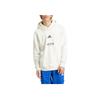 adidas Толстовка с капюшоном All Szn Fleece Graphic Off White/Black для мужчин в уличном стиле JJ3668