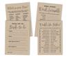 Inkdotpot Bachelorette Party Games Set Bundle Of 4(50 Sheets Each) W Miss To Mrs Gold Banner Kraft Rustic Fun Bridal Shower Games