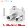 Swap Conversion Air Conditioning A/C Line Compressor Adapter Fitting for GM 5th Gen L86 L83 Engines