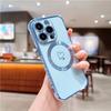 Для iPhone Роскошный чехол для телефона в форме сердца с магнитным покрытием Magsafe и узором рамки для iPhone 11 12 13 14 15 16 Plus Pro Max