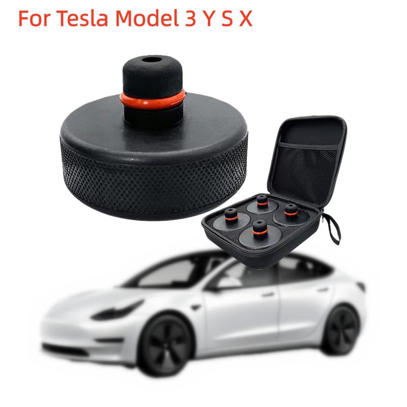 4 шт. Jack Pad для Tesla Model 3 YSX, резиновые подушечки, подъемный адаптер, инструмент, корпус, точка подъема, поддержка автомобильных аксессуаров 2016-2023