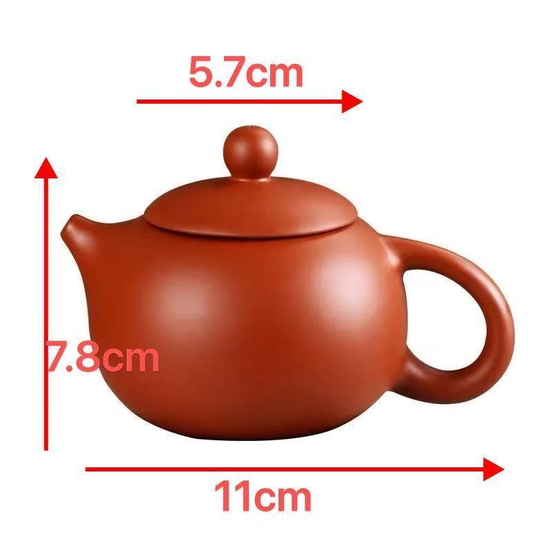 150 мл Исинский фиолетовый глиняный чайник, шарообразный чайник Сиши, красивый чайник, индивидуальный набор для заваривания чая Дахунпао пуэр