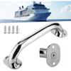 Boat Handrail Stainless Steel Safety Support Rail Marine Grab Bar Yacht Handle Grip 200mm 