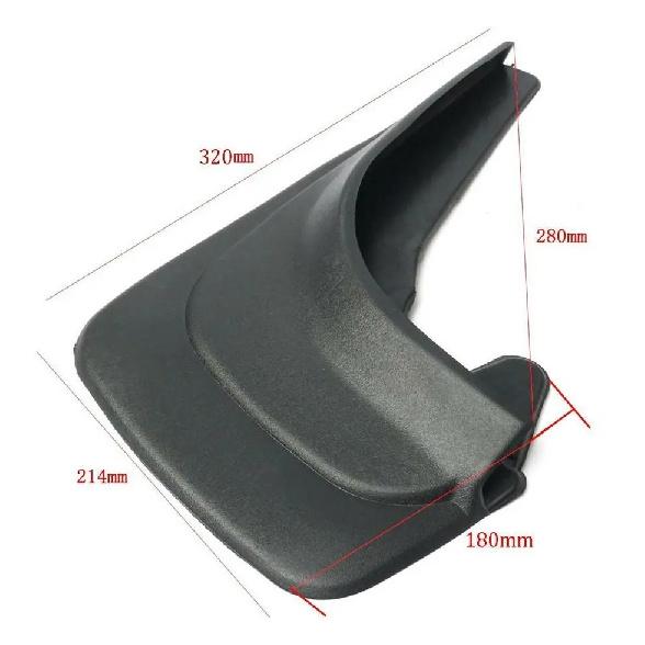 2Pcs Car Fender Mud Flaps Mudguards Splash Guards For Pickup Van Truck Rv Black