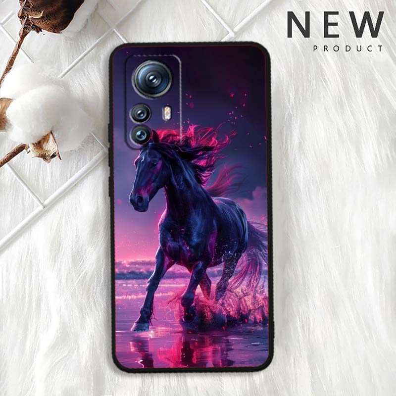 Мультяшные Аниме Животные Для Xiaomi Mi 15 14 13 13T 12 12T 12S 11 11i 11T Pro Ultra Lite 5G Черный Мягкий Чехол Для Телефона