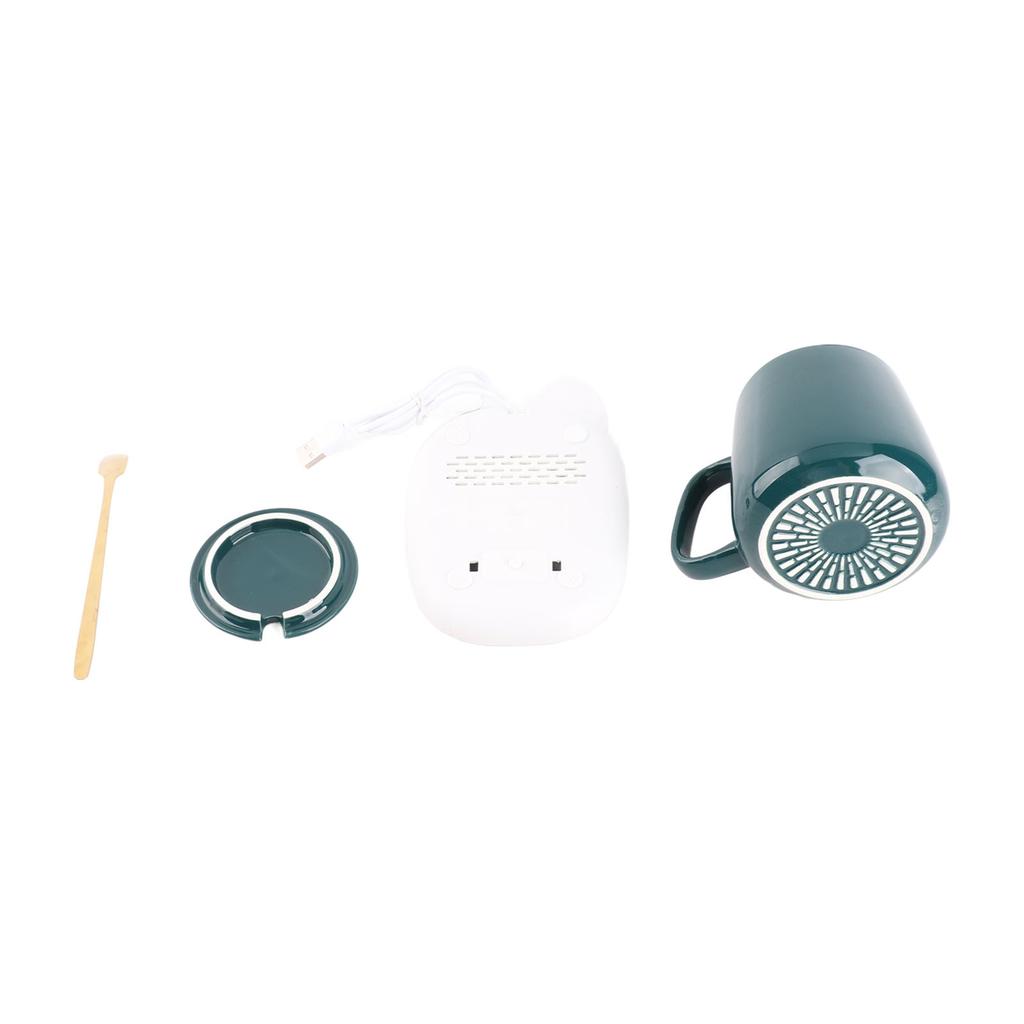 Набор кофейной чашки и подставки с подогревом с постоянной температурой 380 мл керамическая кофейная кружка 55 градусов постоянная