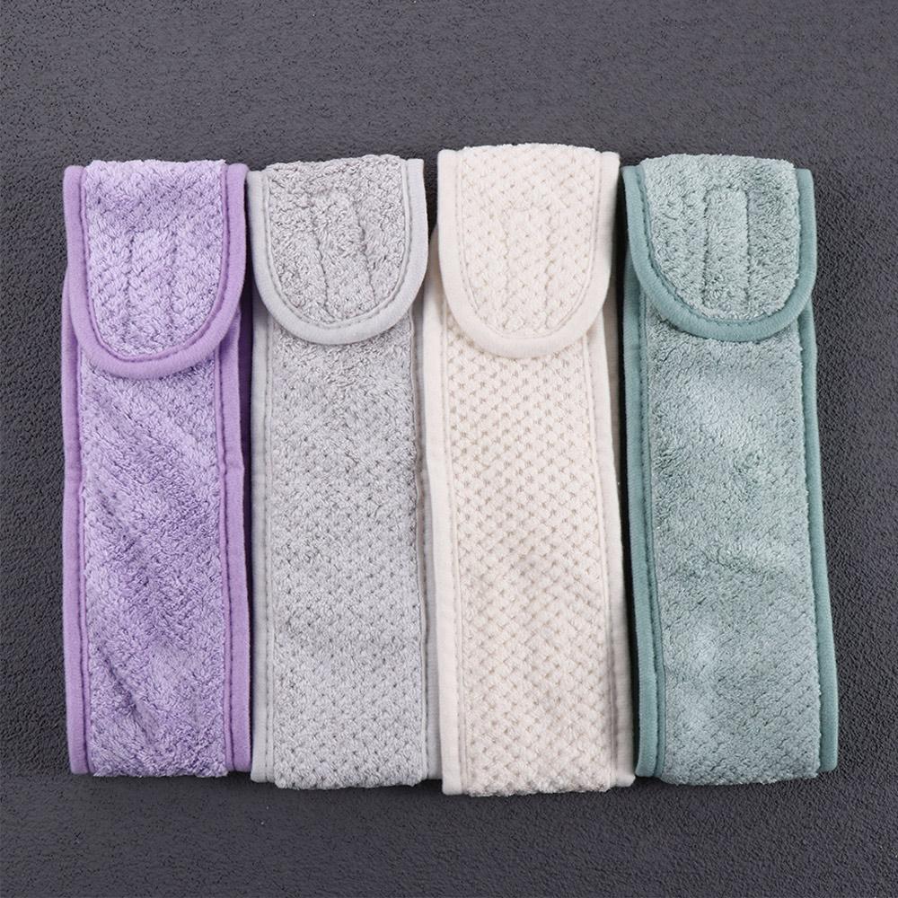 Мода Женщины Макияж Душ Лицо Ванна Коралловый Флис Повязка на Голову Обертка Тиара Тюрбан Умывание Лица Повязка для Волос