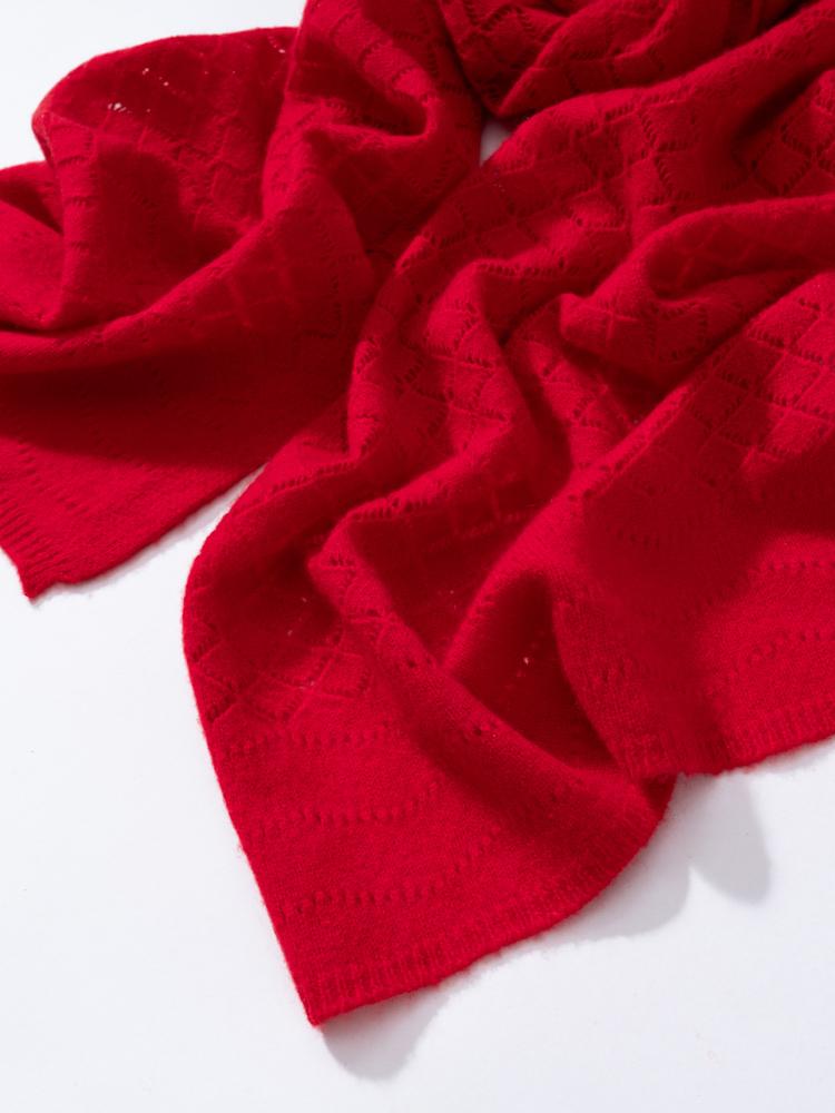 Women Wool Cashmere Openwork Scarf Pashmina Simple Big Scarves Wrap Shawl Men Cashmere Light-thin Outer Wraps Hijab