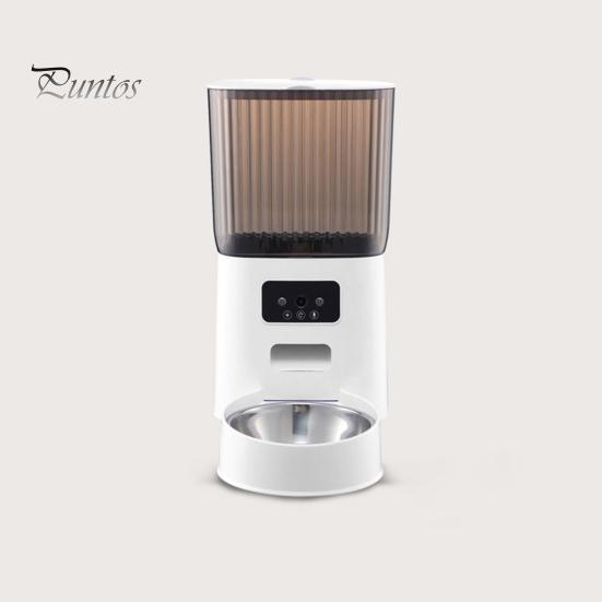 Автоматическая кормушка для кошек объемом 5 л с Wi-Fi, интеллектуальная кормушка для домашних животных, управление через приложение, дозатор сухого корма для кошек, двойной источник питания, кормушка с таймером для кошек и собак