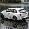 1:20 Rolls Royce Cullinan Black Badge Металлический литой модель автомобиля с инерционным механизмом, звуком и светом, Детская игрушечная машина, Подарок на день рождения, Мальчик