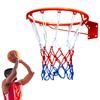 2 Pcs Basketball Net Replacement Thick Professional Basketball Net Heavy Duty Anti Whip Color Net Fits Standard Indoor or Outdoor Rims