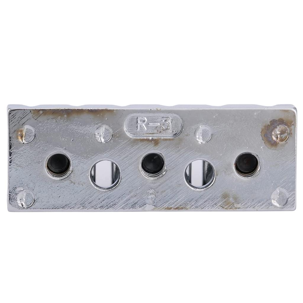 Musiclily Pro 43мм R3 Стальной Локовый Порожек для Гитары для Тремоло Бриджей Floyd Rose, Хром
