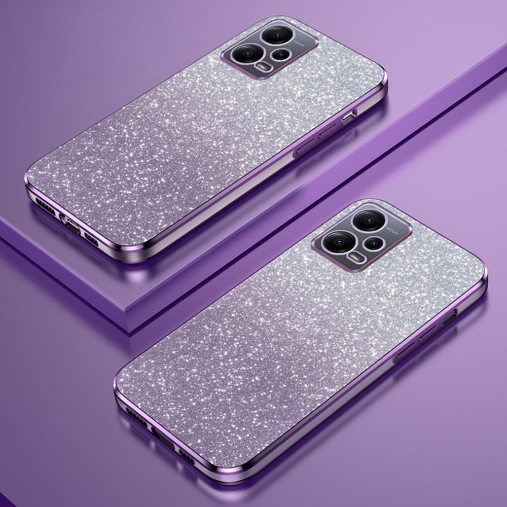 Plating Bling Glitter Shockproof Case For Xiaomi Poco X5 X3 Pro NFC M4 M3 Redmi Note 13 12 11 10 9 9A 9C 5G Back Cover
