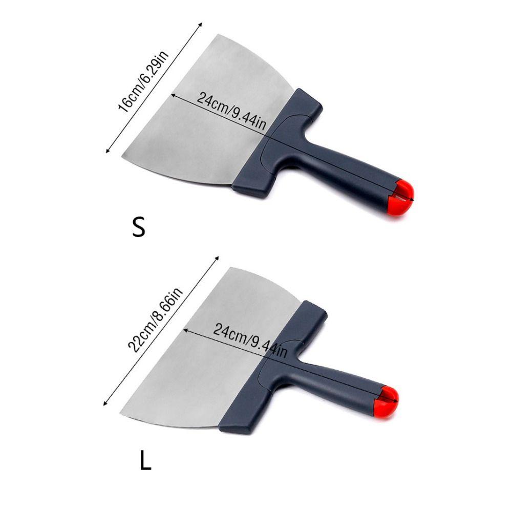 Stainless Steel Chocolate Shovel Large Size Chocolate Spatula Chocolate Tempering Scraper Candy