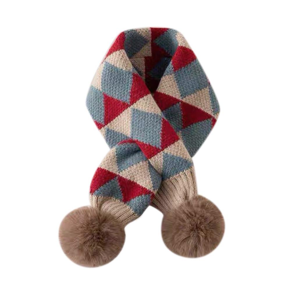 Утолщение Мальчики Девочки Вязание Шарф Нагрудник Дети Дети Зимние Шарфы Осень Зима