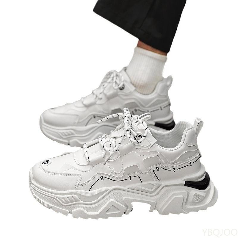 Повседневная удобная мужская обувь лето новая модная универсальная спортивная для бега мягкая подошва увеличивающая рост мужская обувь