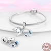 New Copper Music Note Earphones Beaded Beads Suitable For 3Mm Original Bracelet Diy Jewelry Gift