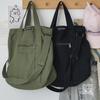 Japanese Commuter Canvas Messenger Bag - Unisex Handmade Thickened Cotton Handbag