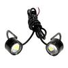 Swagell 2pcs White LED Bi-Headlight Spotlight Driving Day Running Light Lamp