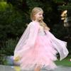 Carnival Party Clothes Children Costume Cloak Cute Girl Tulle Cloak New Elegant Dress Cape