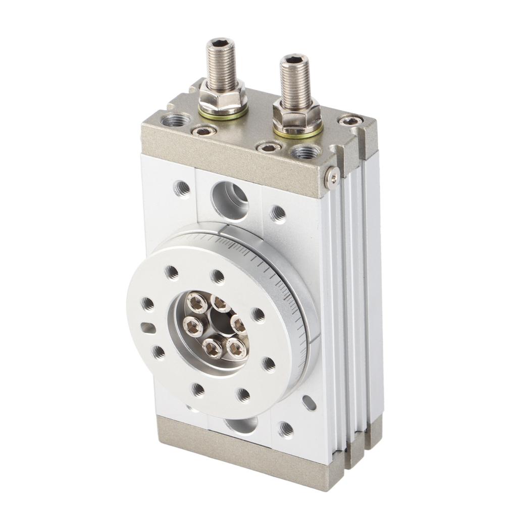 Rotating Pneumatic Cylinder, Light Alloy Steel Double Rack Rod with Roller Bearing Design, 30mm Cylinder for High Temperature Environment, Magneti