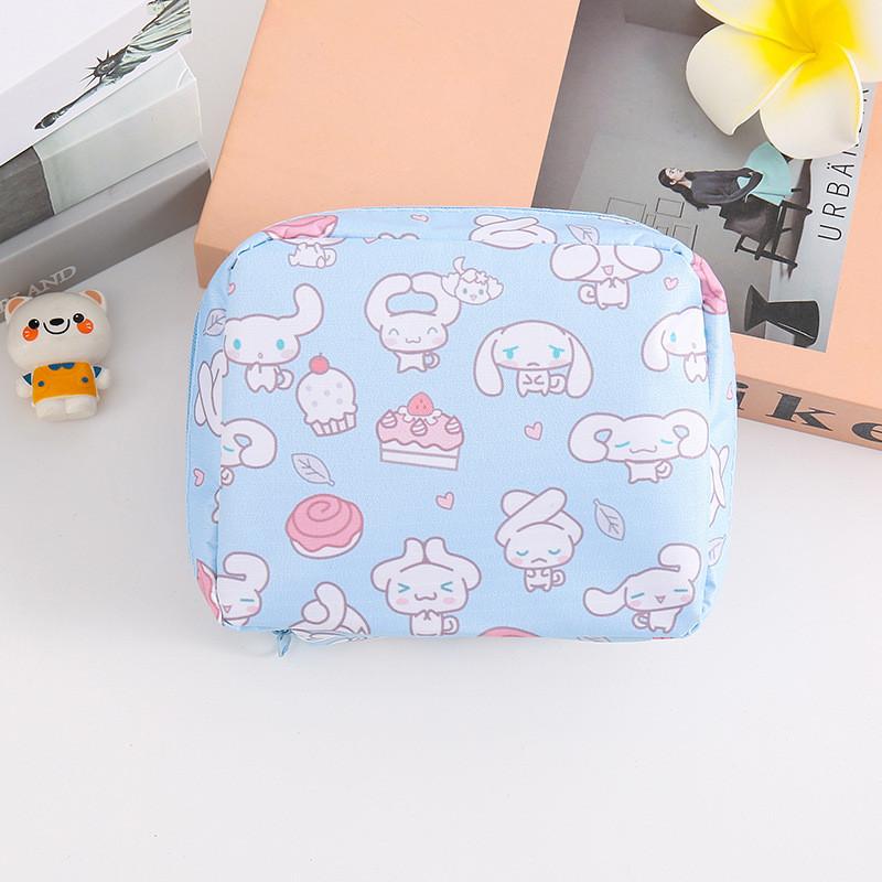 Snoopy Doraemon Hello Kitty Cinnamoroll Pattern Portable Makeup Storage Bag For Girls And Travel