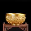 Hongda Brass Dragon & Phoenix Auspicious Copper Coin Bowl - Creative Home Ornament Gift