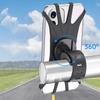 Велосипедный держатель для телефона 360° вращающийся силиконовый держатель для мобильного телефона на мотоцикл зажим-крепление на руль для мобильных телефонов от 4 до 6,5 дюймов