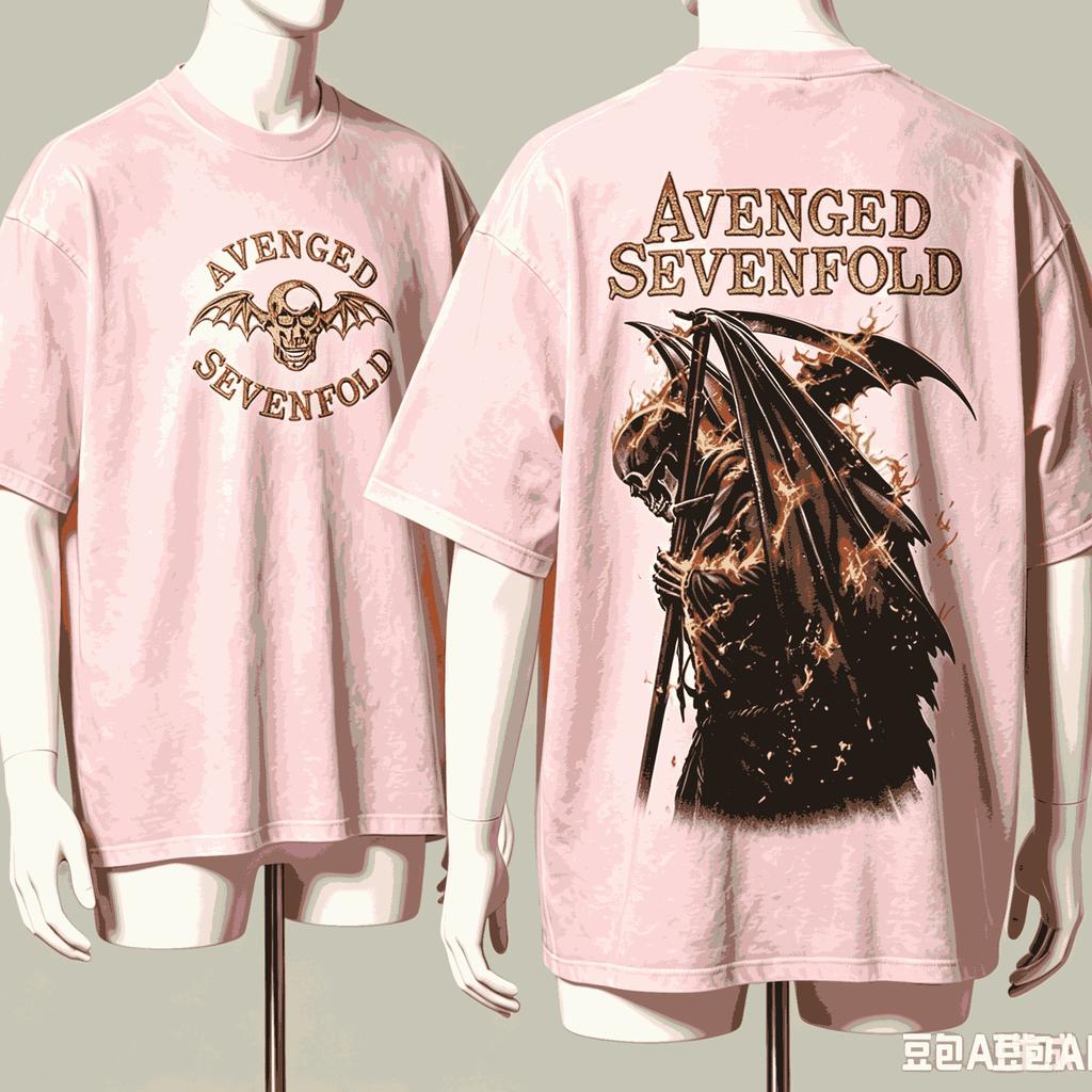 Avenged Sevenfold Для Подарка Фанатам Футболка Унисекс Унисекс Харадзюку Оверсайз Унисекс С Коротким Рукавом Уличная Одежда Высокое Качество Для Пар Классическая
