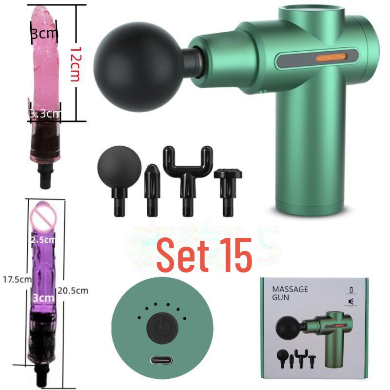 Women's Multifunctional Silicone Massage Gun for Muscle Relaxation