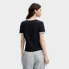 Fila Оригинальная облегающая футболка с круглым вырезом и коротким рукавом женские топы F11W629110F-BK