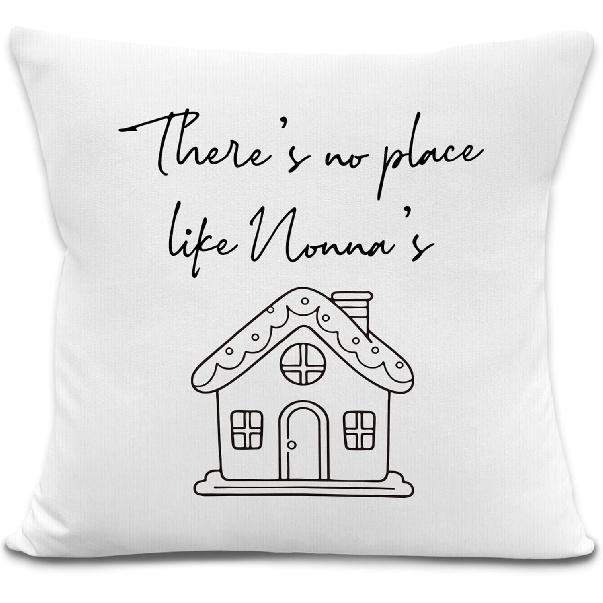 Papaw's Gifts Throw Pillow Covers, Birthday Gifts for Papaw Fathers Day,There's No Place Like Papaw's Decorative Pillowcases Cushion Cases for Living