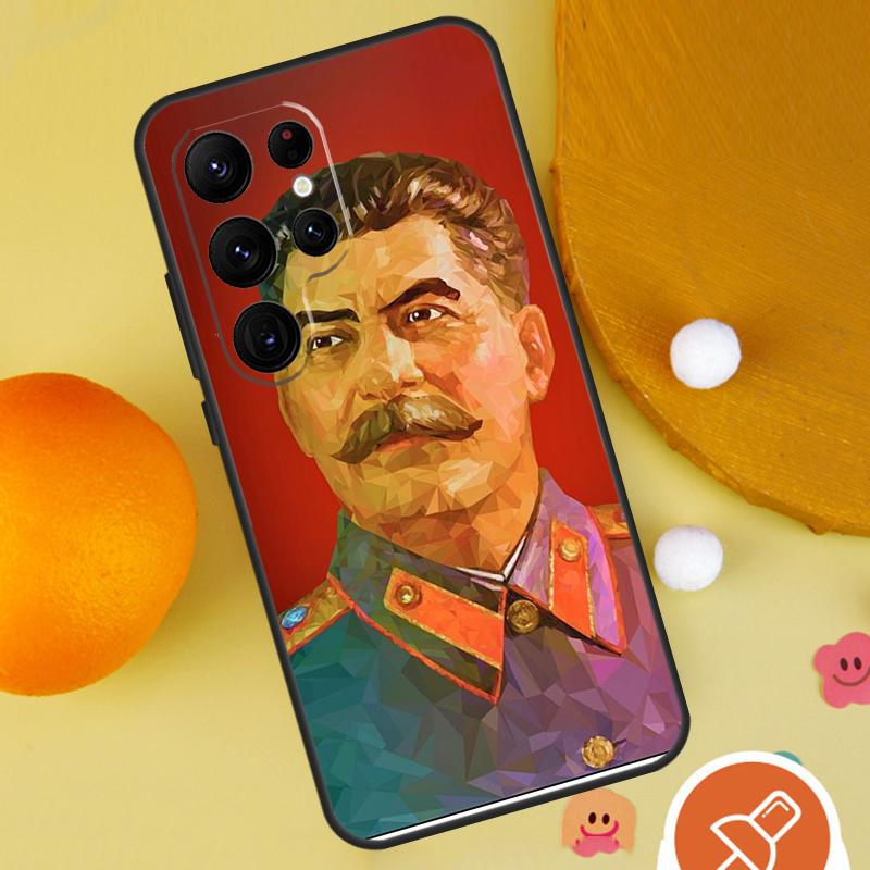 Сталин Советский Чехол для Телефона Для Samsung Galaxy S25 Ultra S24 S22 S21 Ultra S9 S10 S20 Plus S23 FE Funda Чехол