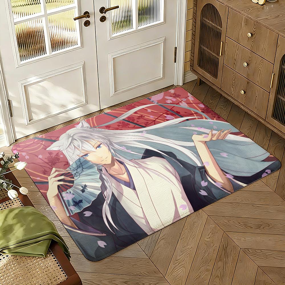 Коврик для пола Kamisama Kiss Мягкий Утолщенный Впитывающий Нескользящий Коврик для двери в спальню гостиную Домашний Декор Фланелевые Ковры