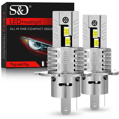 2 шт. 30000 лм H4 светодиодные лампы 9003 HB2 светодиодные фары дальнего и ближнего света 24 шт. CSP турбо светодиодные диодные лампы беспроводные 70 Вт автомобильная мотоциклетная фара 12 В 6500 К