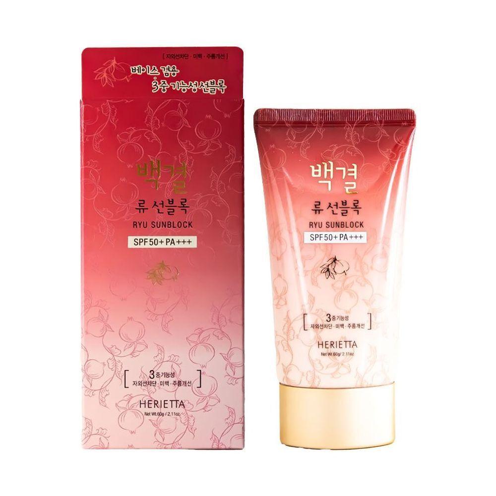 CUCNZHMV Baekgyeol Ryu Солнцезащитный крем 60г