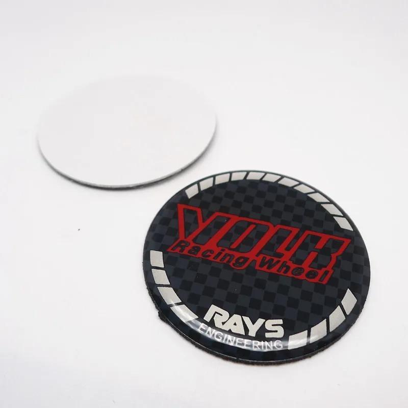 4 шт. 45 мм 50 мм Колпачки ступицы колес Rays Volk Racing Наклейка Диски автомобиля Колпак значка Эмблема