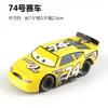 Все стили Pixar Cars Металлические литые модели машинок Молния Маккуин Сплав Автомобиль Номер 4.19.28.36.51 101 Серия гонок Игрушка
